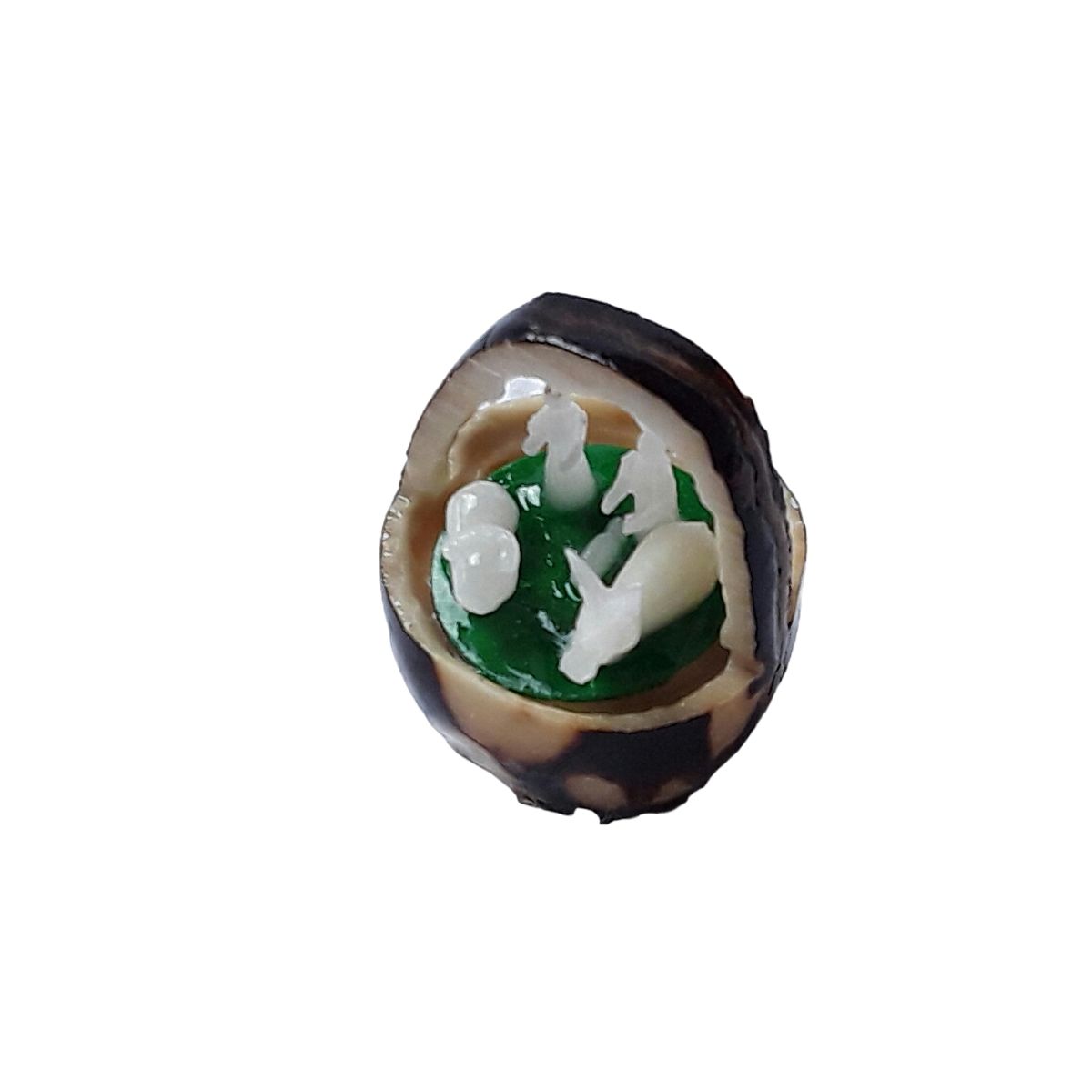 ARTESANAL - PESEBRE MINIATURA EN CANASTO