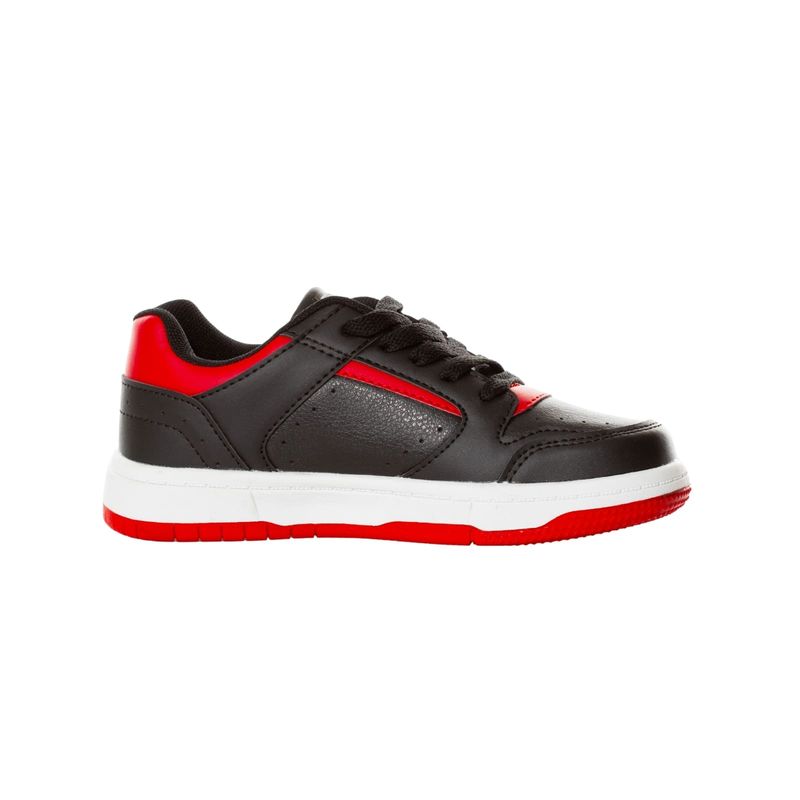 OCEAN PACIFIC - Tenis OP Hong Para Niño Color Negro y Rojo