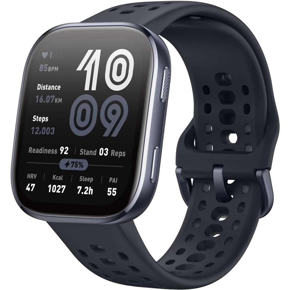 AMAZFIT - Reloj Smartwatch Amazfit Bip 6 Negro, Gps y AI