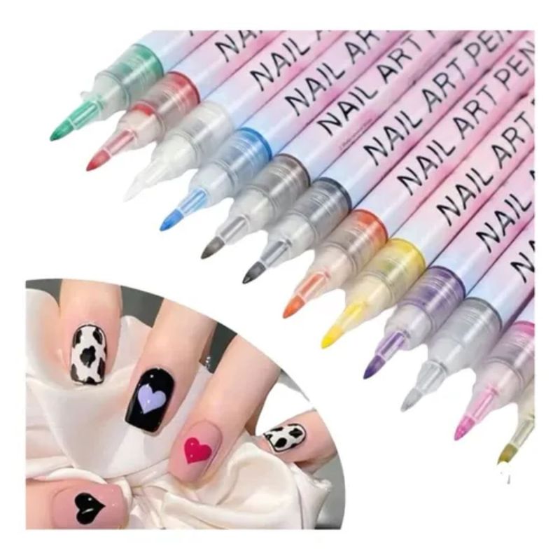 GENERICO - Boligrafo 3d Decoración Uñas Nail Art Abstracta