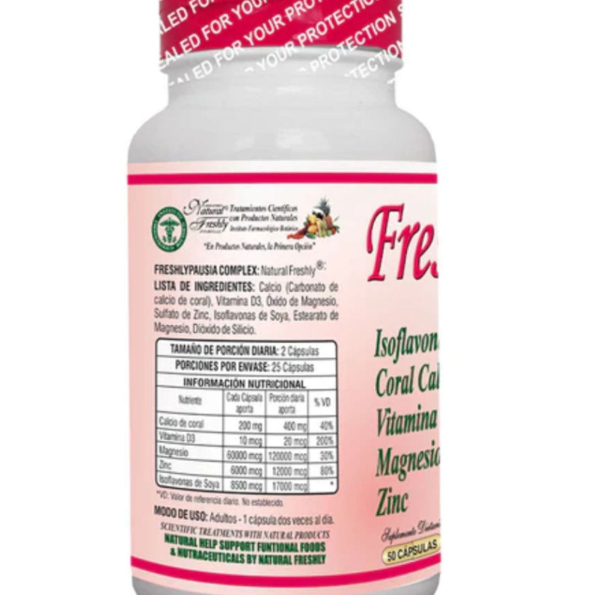 NATURAL FRESHLY - ISOFLAVONAS DE SOYA FRESHLY PAUSIA X 50 CAPSULAS