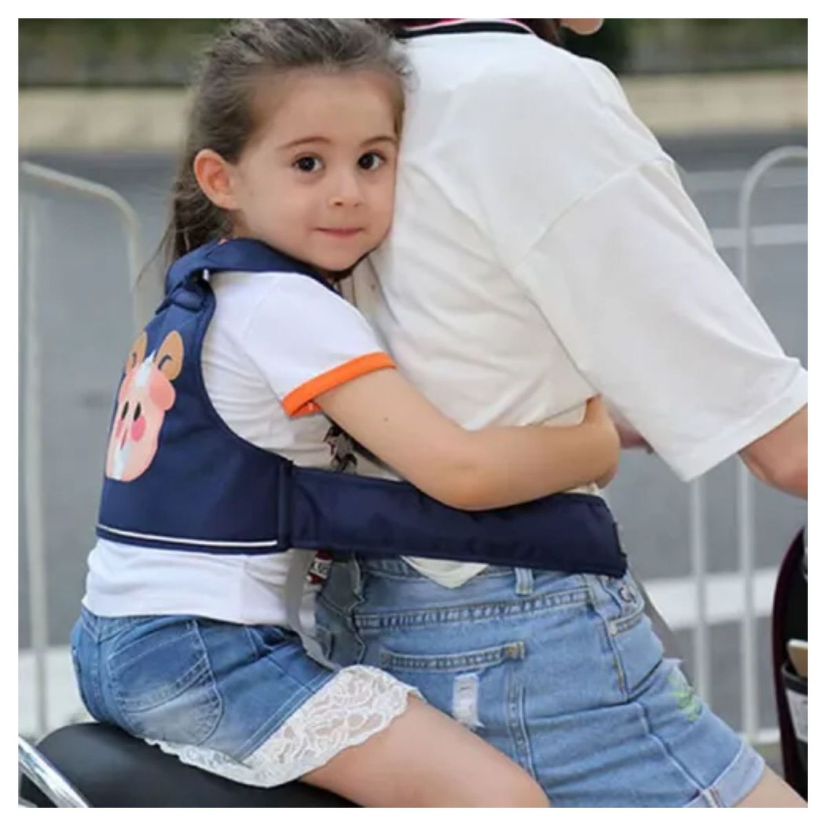 GENERICO - Canguro Arnes De Seguridad En Moto Bicicleta Para Niños