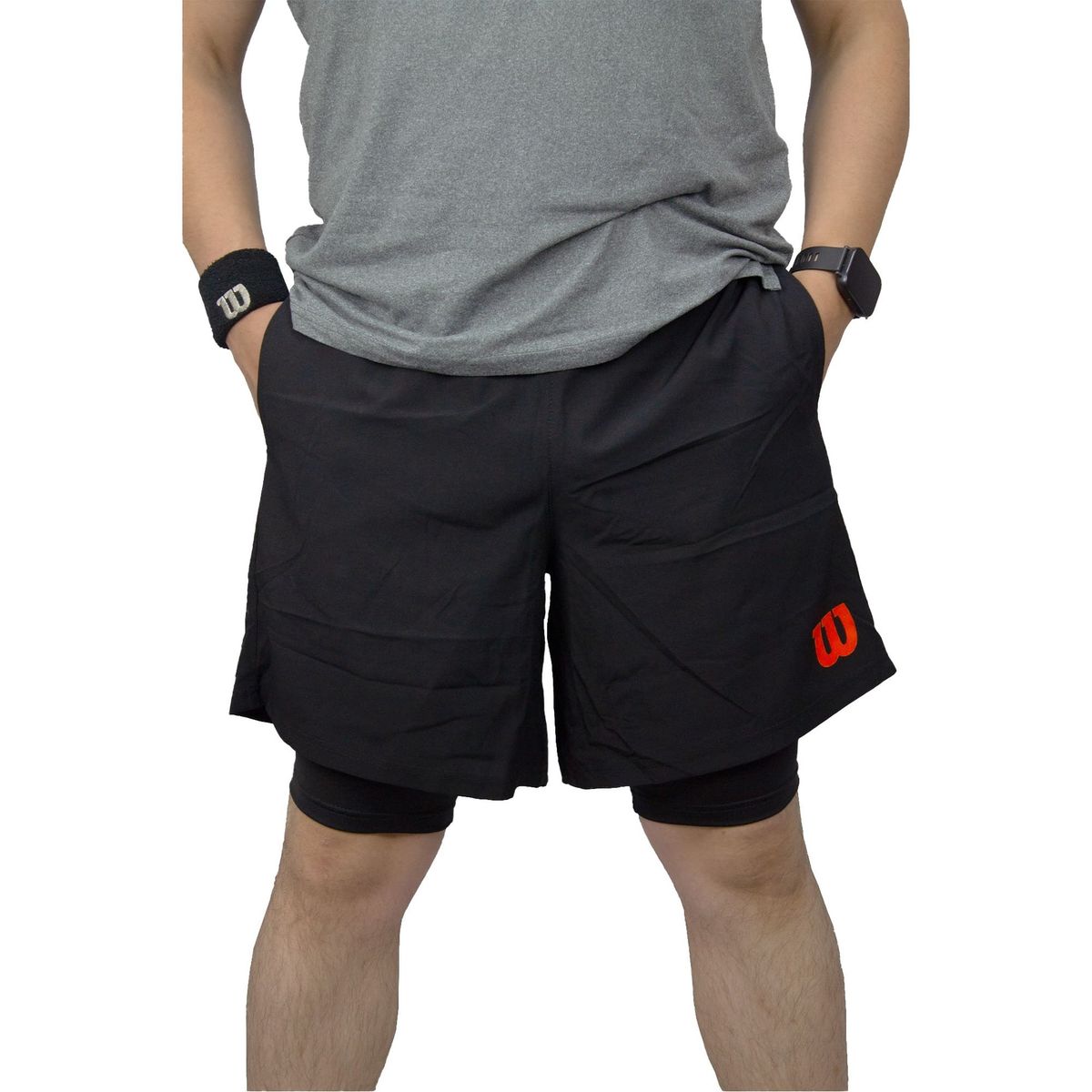 WILSON - Pantaloneta Short 2 en 1 Wilson Flex 19102