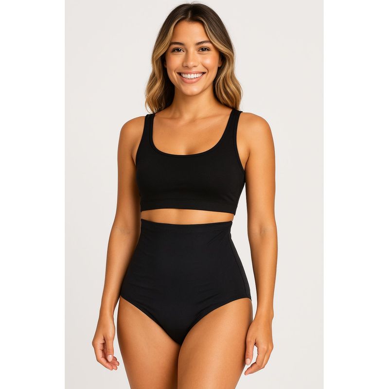 LILI PINK - Panty premium de control tipo hipster termofusionado