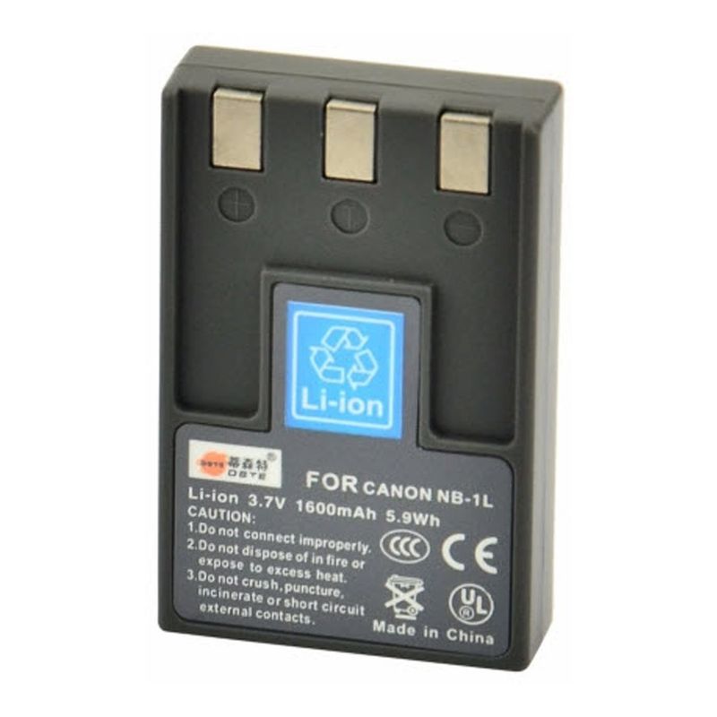 GENERICO - Batería Nb-1l Para Canon 200a 300 320 330 Ixy 300a S110