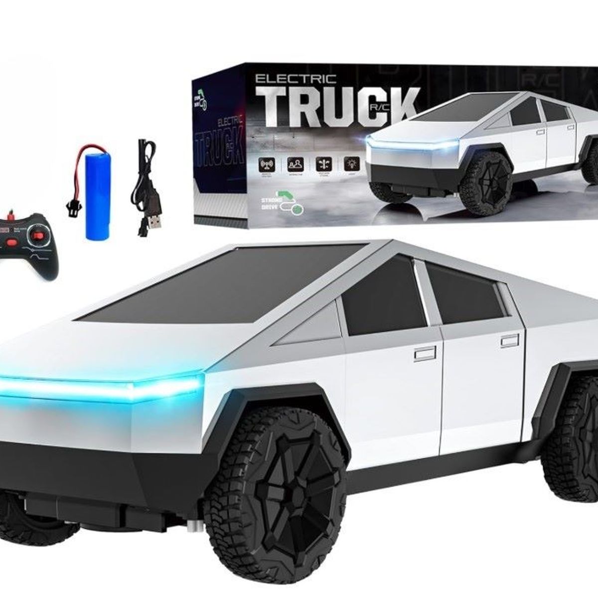 ZHOPI CO - Carro Cybertruck Con Control Remoto 2.4 Ghz Luces