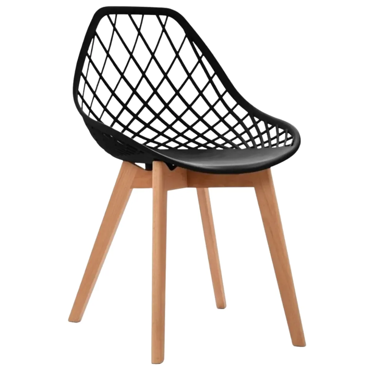 MOBLIHOUSE - Silla De Comedor Firenze Negra Moblihouse