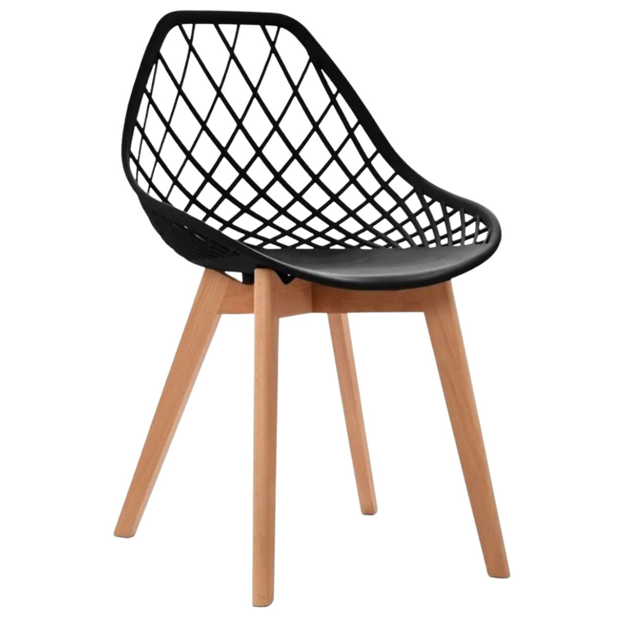 MOBLIHOUSE - Silla De Comedor Firenze Negra Moblihouse