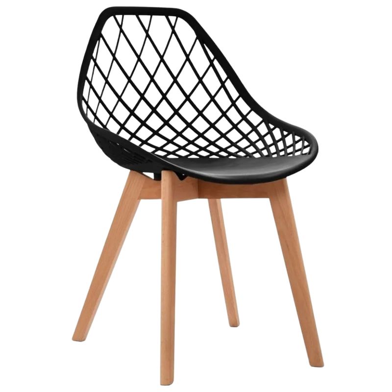 MOBLIHOUSE - Silla De Comedor Firenze Negra Moblihouse