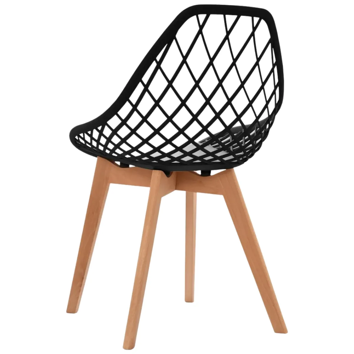 MOBLIHOUSE - Silla De Comedor Firenze Negra Moblihouse