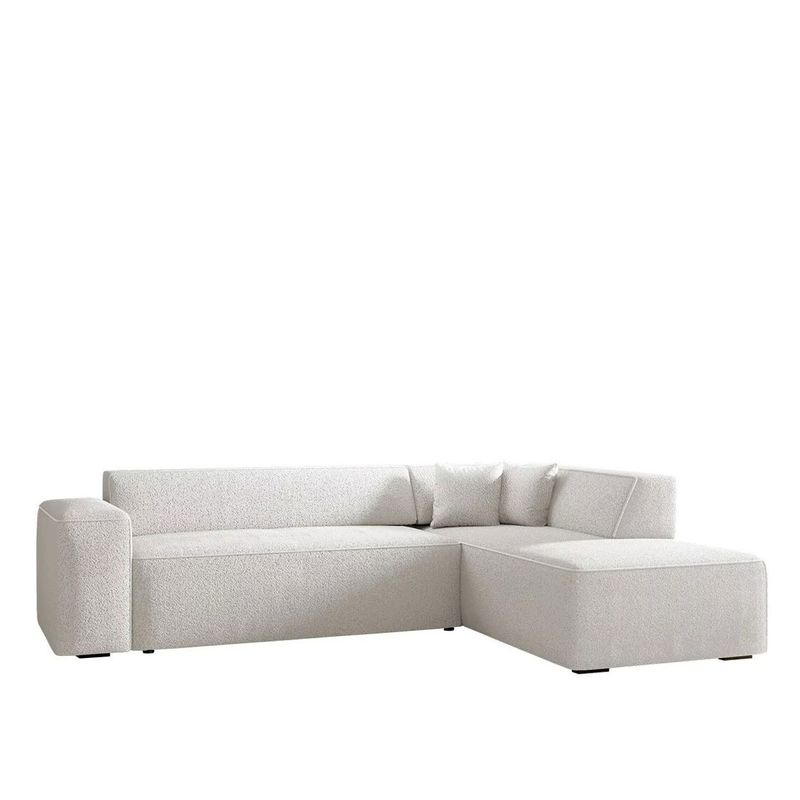 GENERICO - Muebles Moderno Verona en L Sala con Sofá esquinero Blanco