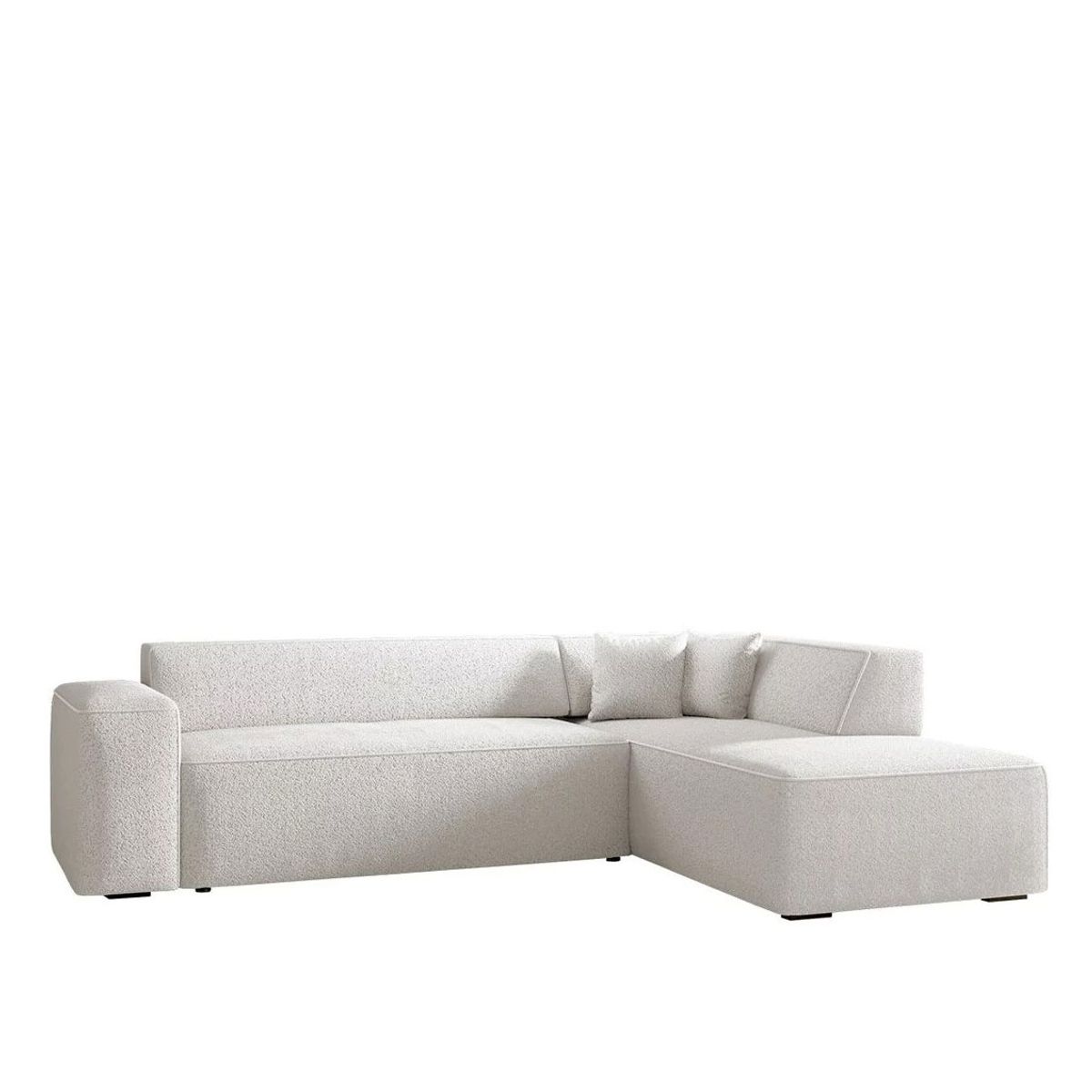 GENERICO - Muebles Moderno Verona en L Sala con Sofá esquinero Blanco