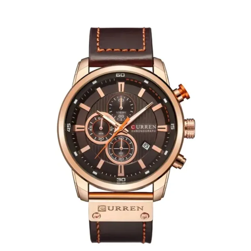 CURREN - RELOJ CURREN 8291 CRONOGRAFO ORIGINAL DE LUJO