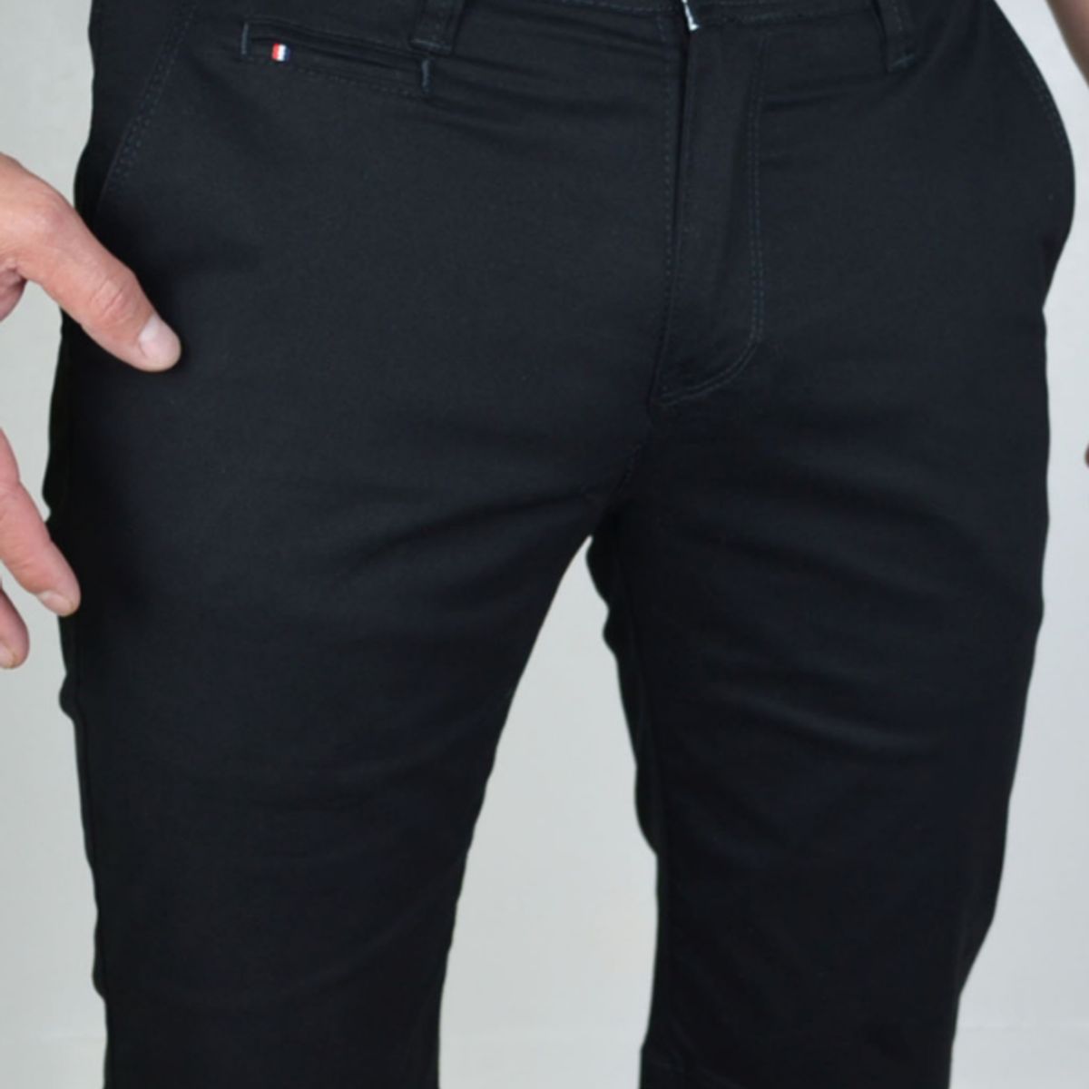 ABC - Bermuda Para Caballero Dril Licrado Con Bolsillos colores