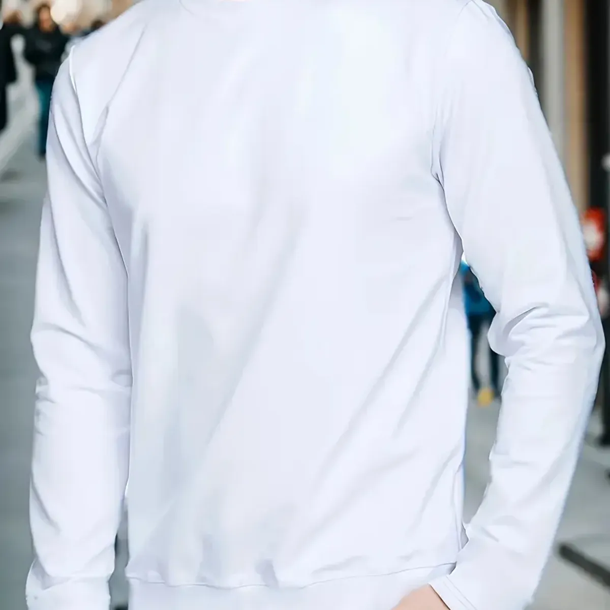 ABC - Buzo Manga Larga Para Hombre frescos resistentes algodon