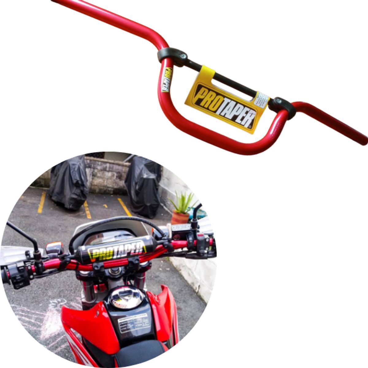 GENERICO - manubrio protaper sport universal motos lujos acccesorios