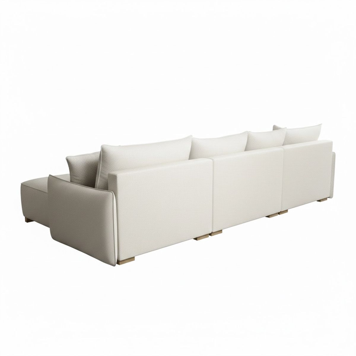 GENERICO - Muebles Moderno o Sofá Jardín en forma de U Sala con esquinero Blanco