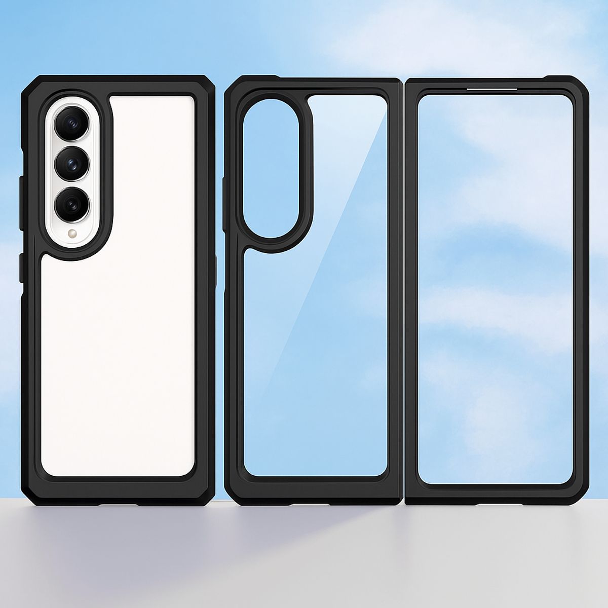 GENERICO - Estuche Forro Protector Case 2 en 1 Reforzado Para Samsung Z fold 3