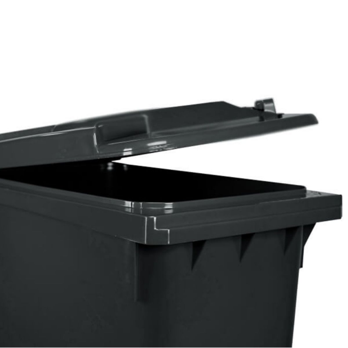 GENERICO - Contenedor de basura CDR con Ruedas 360 Litros Negro