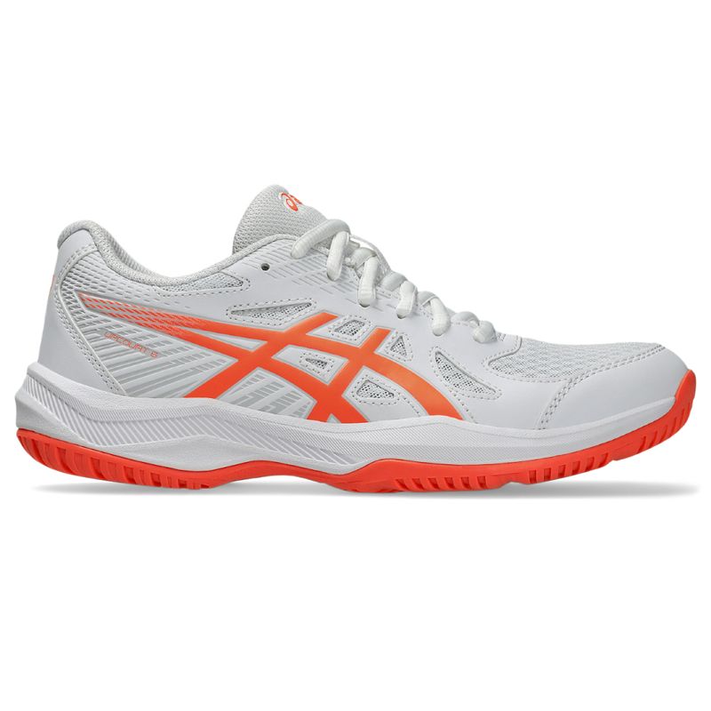 ASICS - Tenis Asics Upcourt 6 Cps Mujer-GrisNaranja