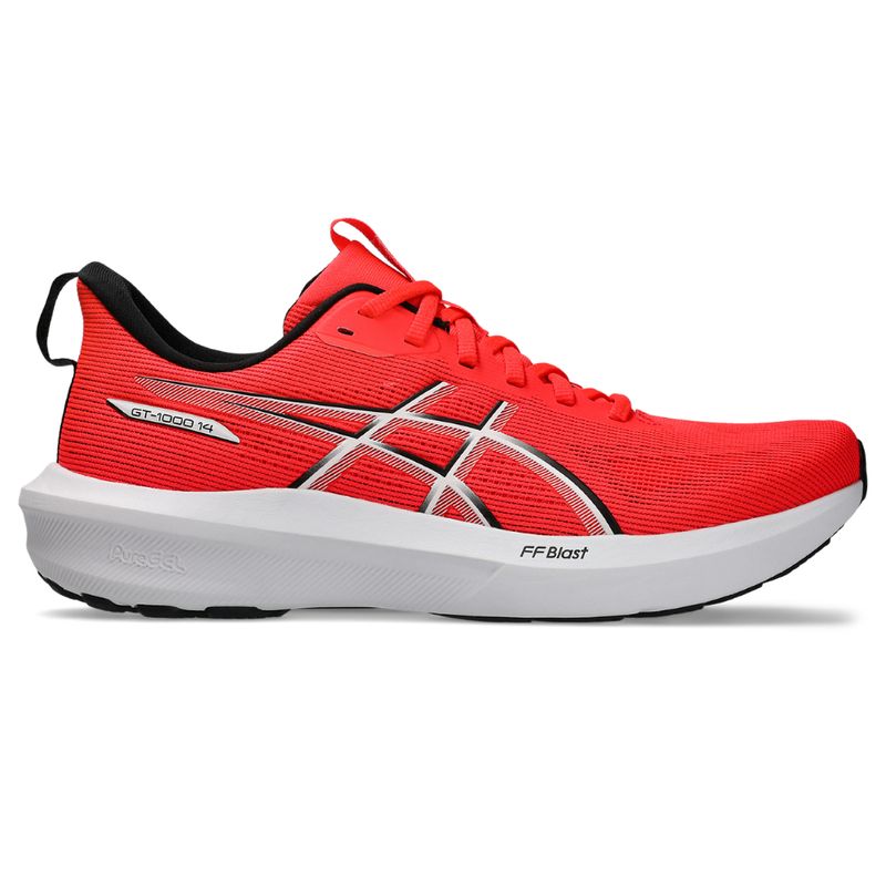 ASICS - Tenis Asics Gt-1000 14 Running Hombre-Rojo/Blanco