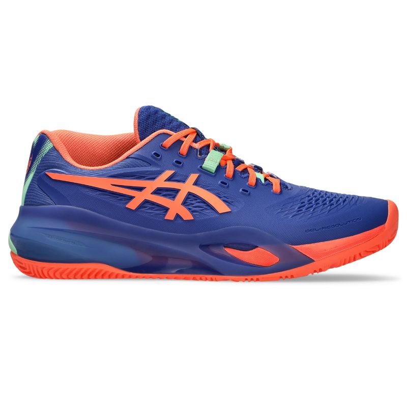 ASICS - Tenis Asics Gel-Resolution X Padel Cps Hombre-Azul/Naranja
