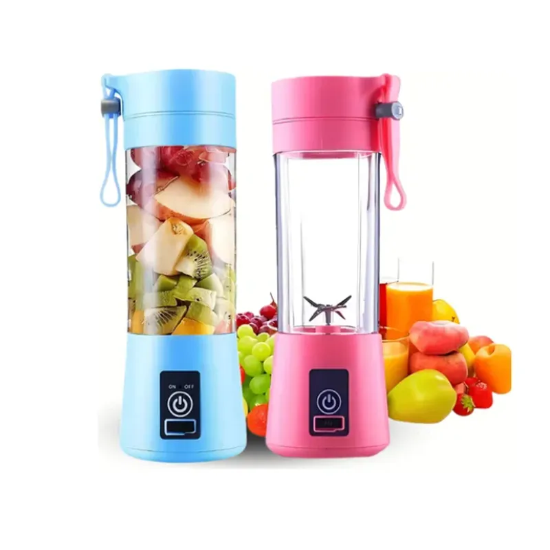 GENERICO - Mini Licuadora Vaso Portatil Recargable Usb Color Azul