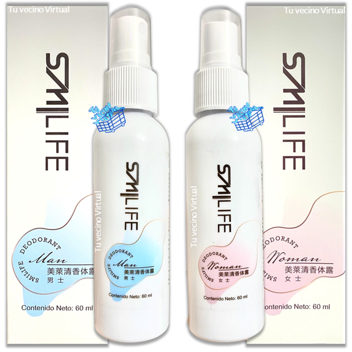 HEALTHY AMERICA - Desodorante Natural Hombre Y Mujer Hgw Smilife