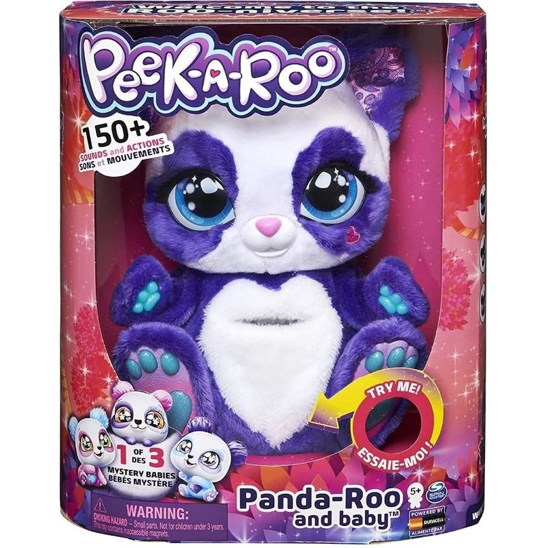 SPIN MASTER - Peluche Interactivo Panda-roo Peek-a-roo Con Mystery Baby