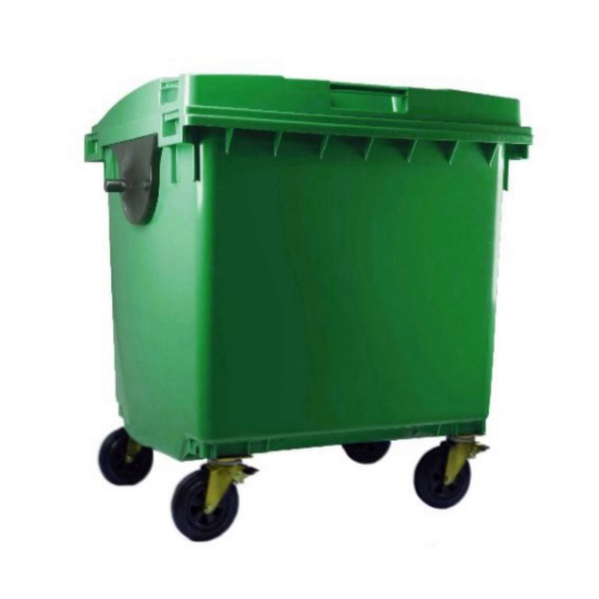 GENERICO - Contenedor de basura CDR con Ruedas 660 Litros Verde