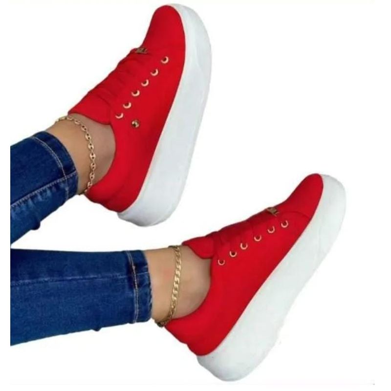 URBAN PLUS - TENIS PARA MUJER ROJO