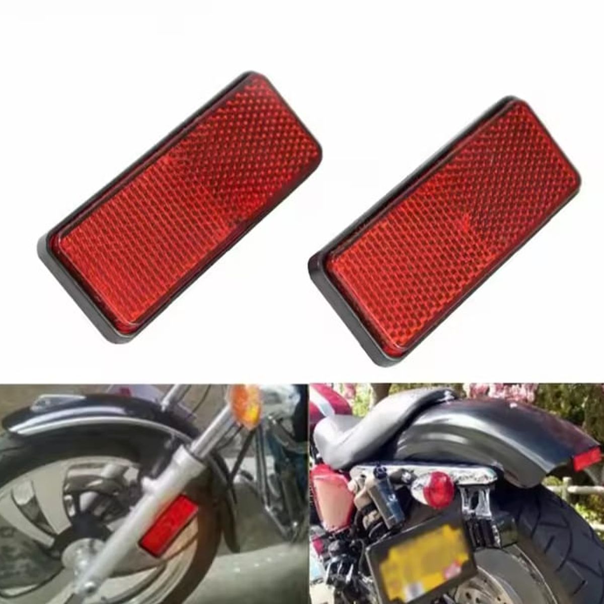 LEDMAX - Stop LED Tragaluz Fijo y Strober Universal para Moto y Carro