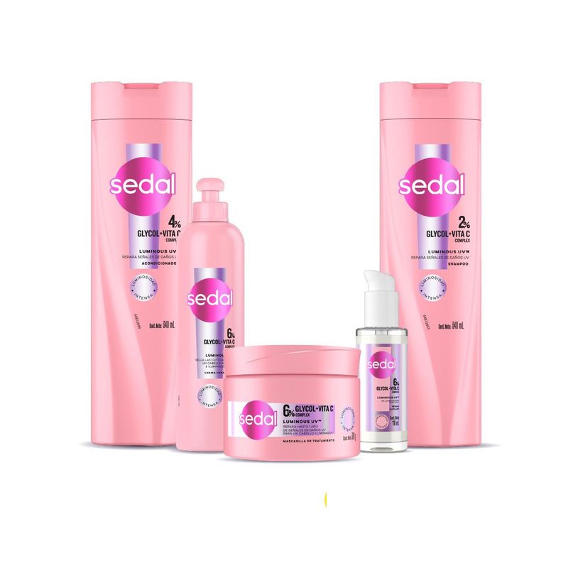 SEDAL - Kit Sedal Luminous UV Gycol Rutina Completa