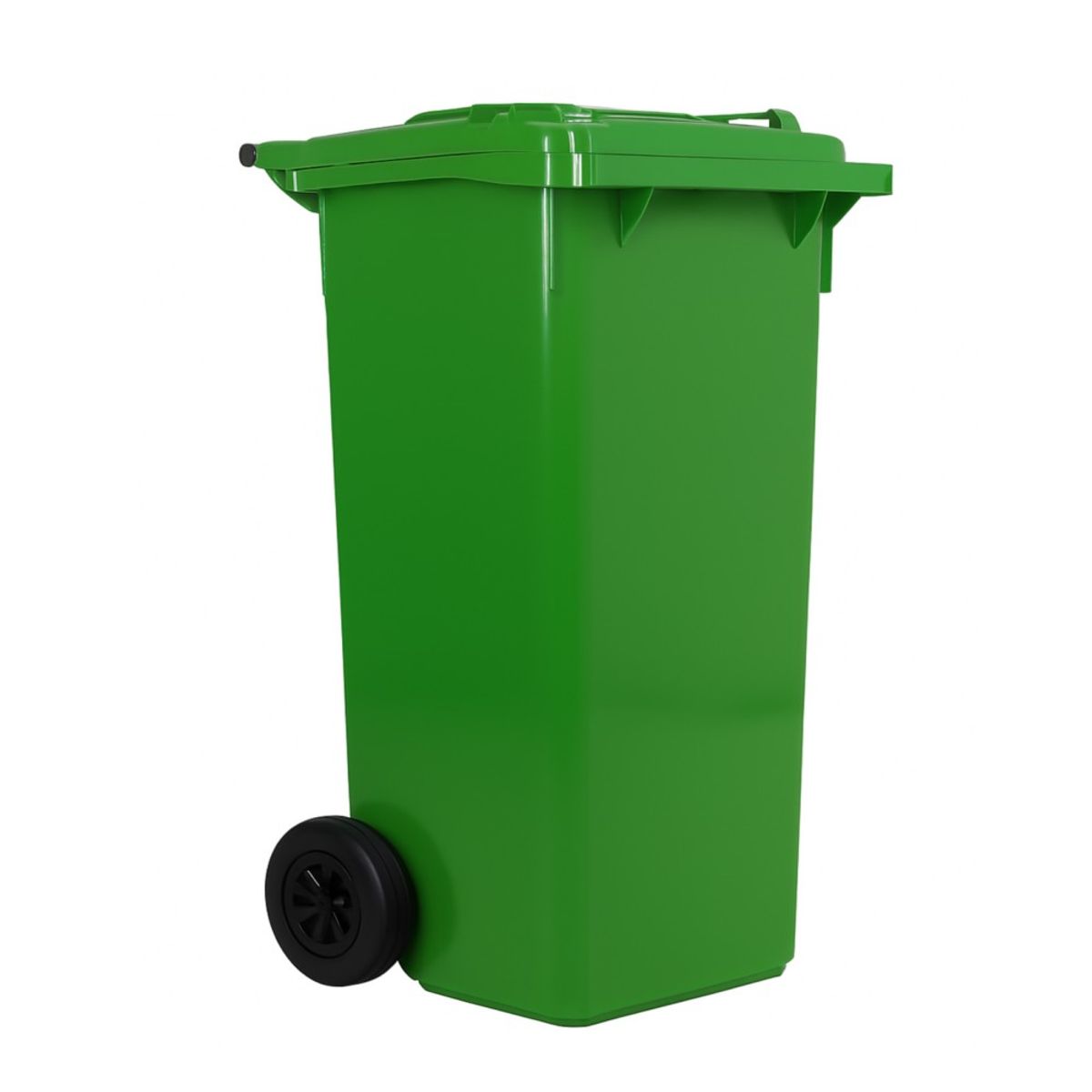 GENERICO - Contenedor de basura CDR con Ruedas 240 Litros Verde