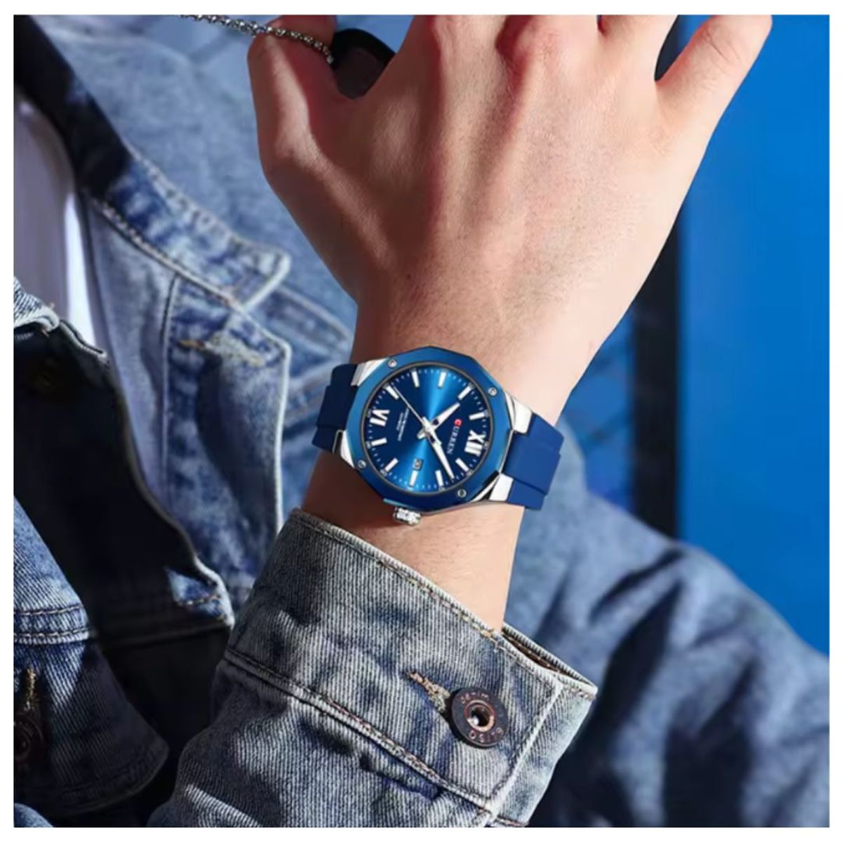 CURREN - Reloj CURREN 8465 Elegante - Azul
