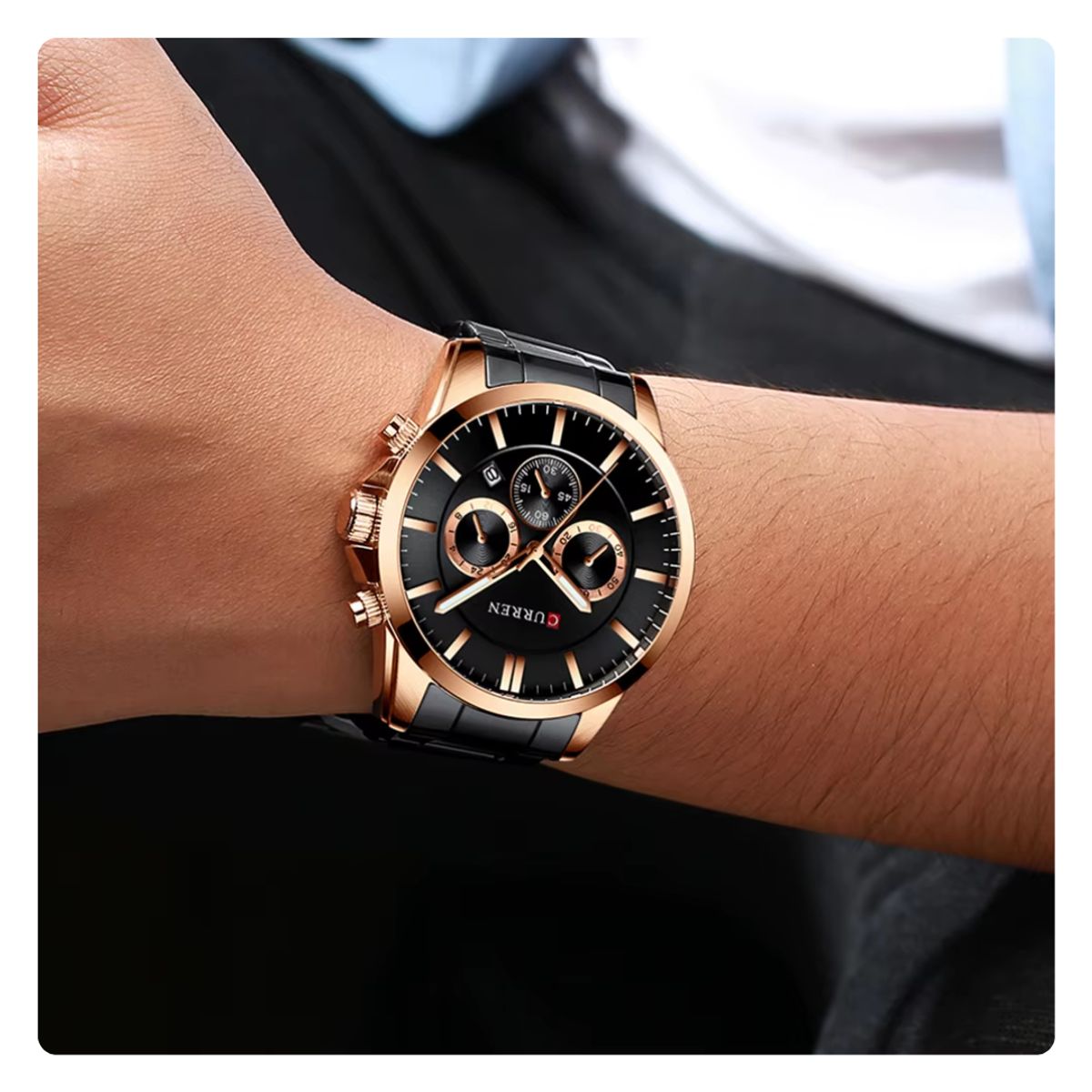 CURREN - Reloj CURREN 8358 Cronógrafo Para Hombre