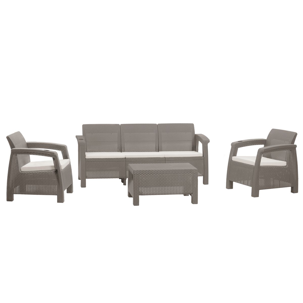 PLASTICOS MQ - Sala Para Exterior e Interior Tipo Ratan Marca Mq