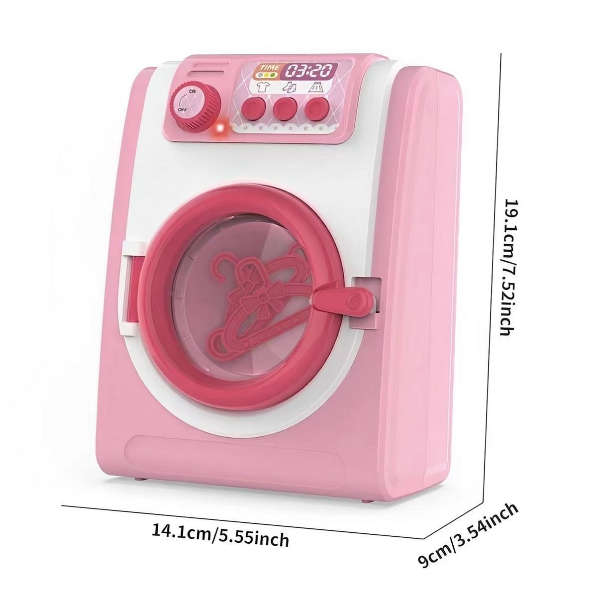 GENERICO - Lavadora Juguete Niñas Interactiva Rol Muñecas