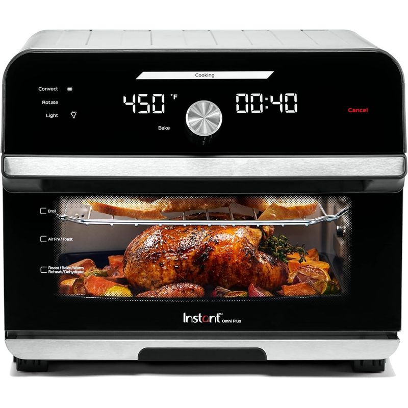 INSTANT POT - Horno Instant Pot Freidora, Pizza, Asar, Tostar 10 en 1 18L