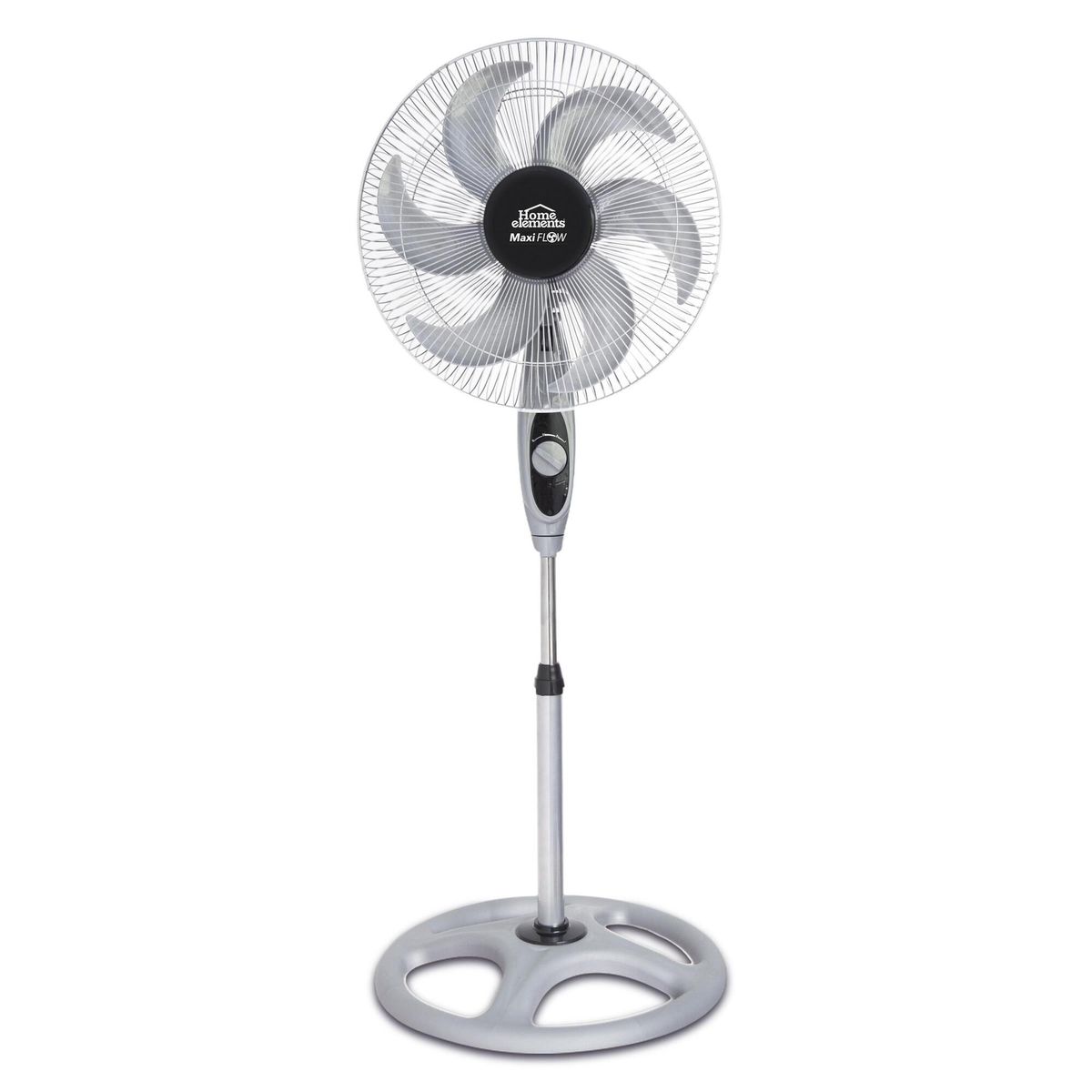 HOME ELEMENTS - Ventilador Pedestal 18 Gris - Maxi Flow Elite