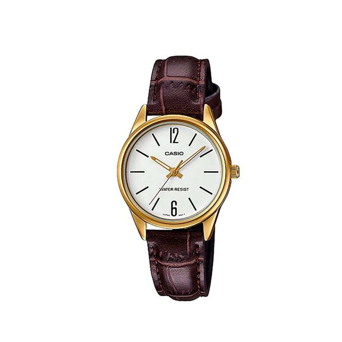 CASIO - Reloj Casio LTP-V005GL-7B Cafe  Para Dama