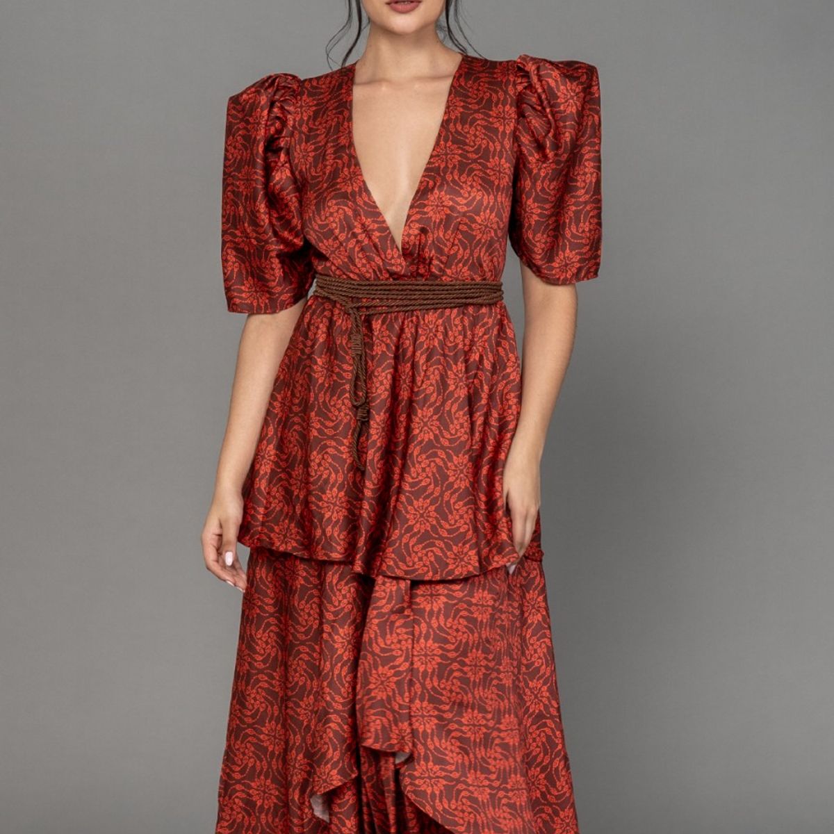 MARAMAR - VESTIDO LARGO FLECOS