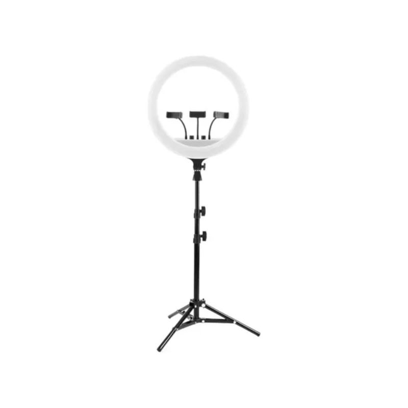 GENERICO - Aro de Luz RGB MJ33 con Trípode Ajustable