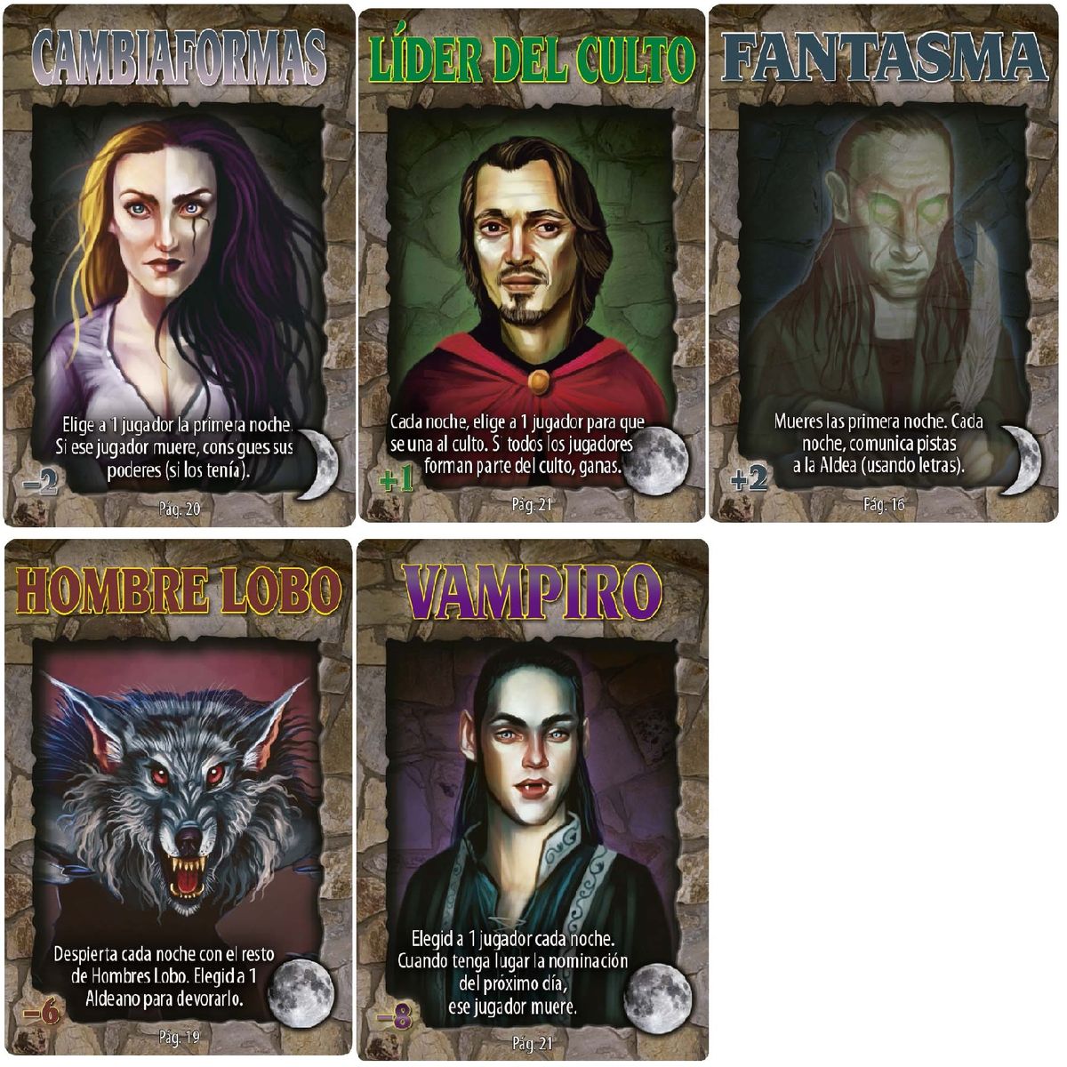 GENERICO - Juego de Mesa El Hombre Lobo Edición Definitiva