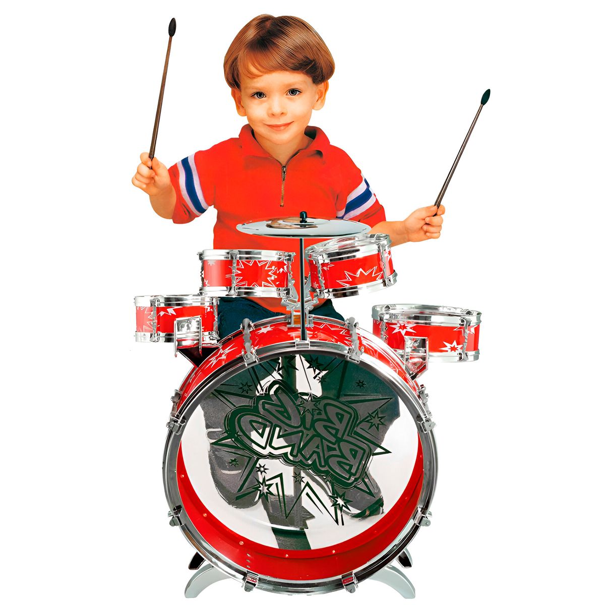 GENERICO - Instrumento Musical Bateria Platos Juguete Niños Unisex