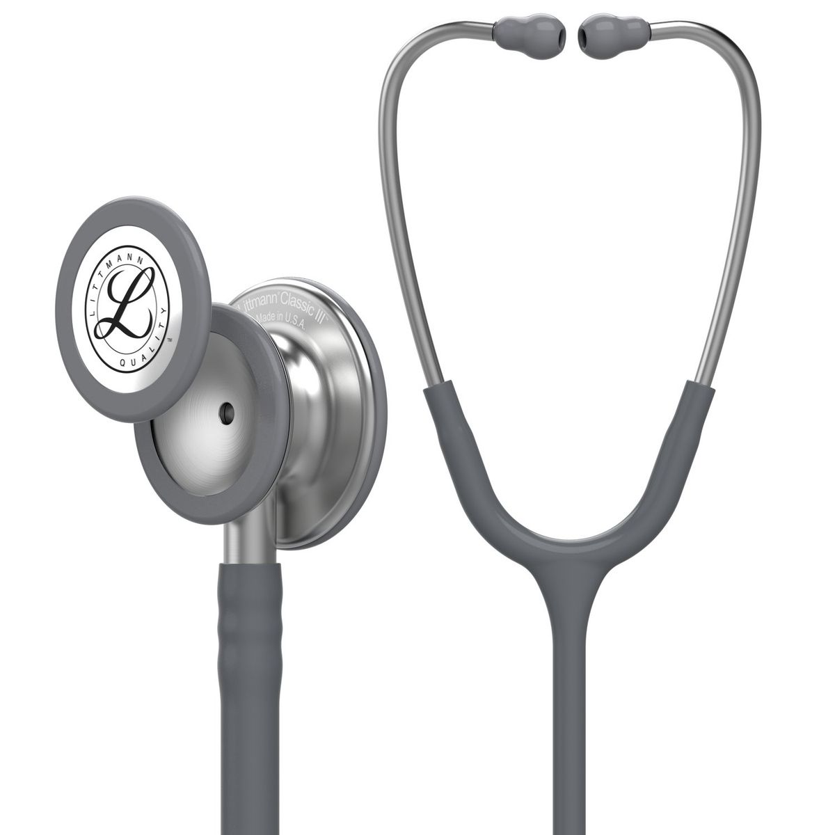 LITTMANN - Fonendoscopio Littmann Classic 3 Gris 5621 + Tensiometro Gmd + Regalo
