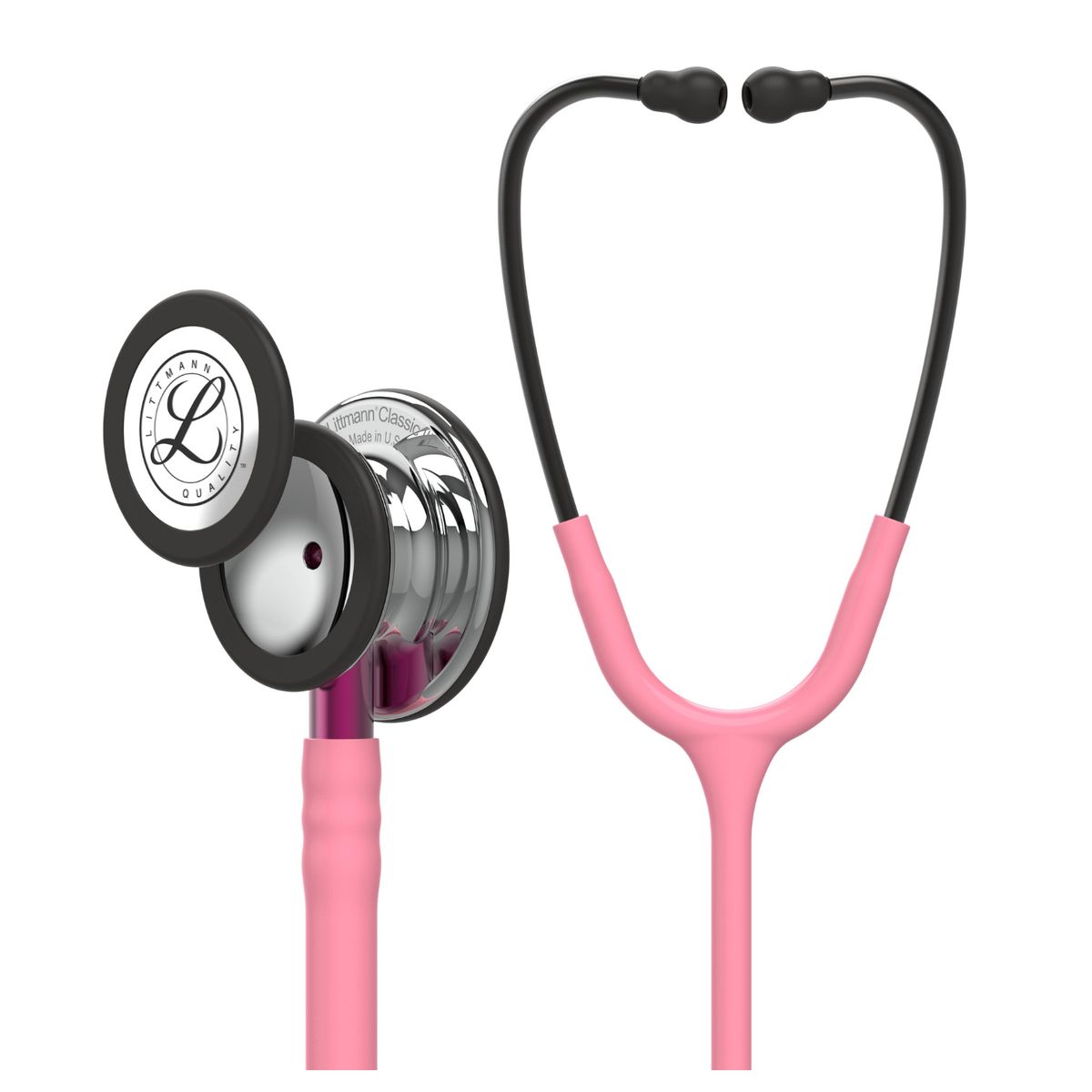 LITTMANN - Fonendoscopio Littmann Classic 3 Pearl Pink Mirror 5962 + Tensiometro Gmd + Regalo