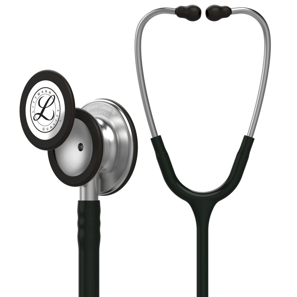LITTMANN - Fonendoscopio Littmann Classic 3 Black 5620 + Tensiometro + Martillo