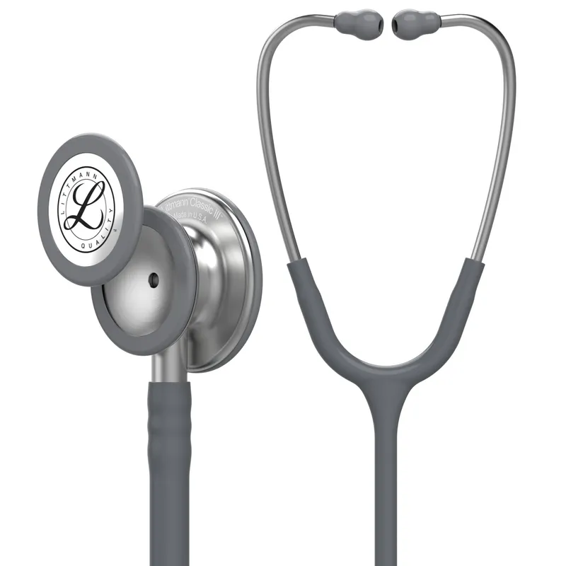 LITTMANN - Fonendoscopio Littmann Classic 3 Gris 5621 + Tensiometro + Martillo