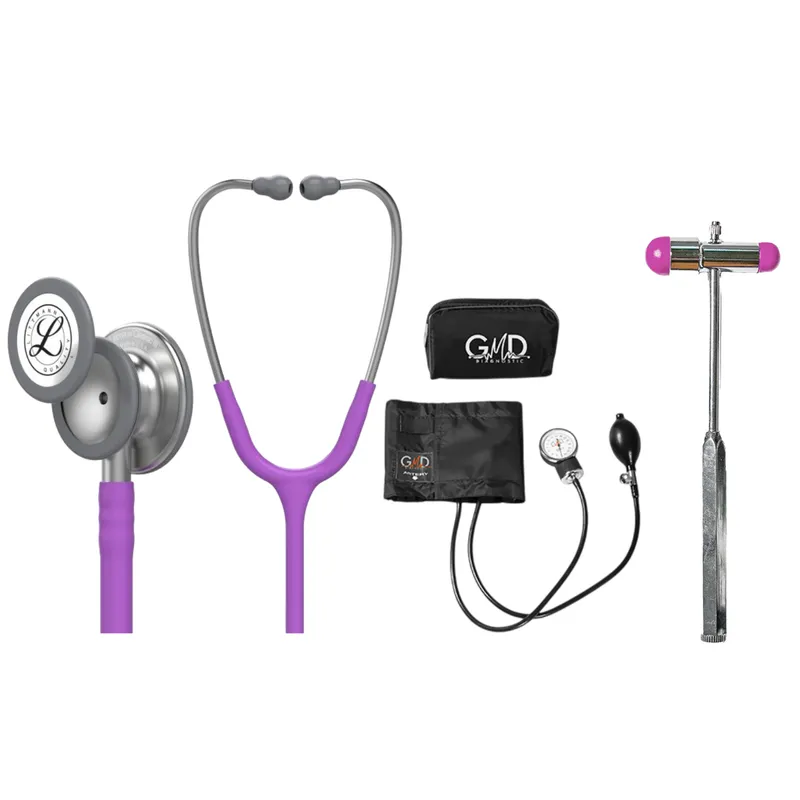 LITTMANN - Fonendoscopio Littmann Classic 3 Lavanda 5832 + Tensiometro + Martillo